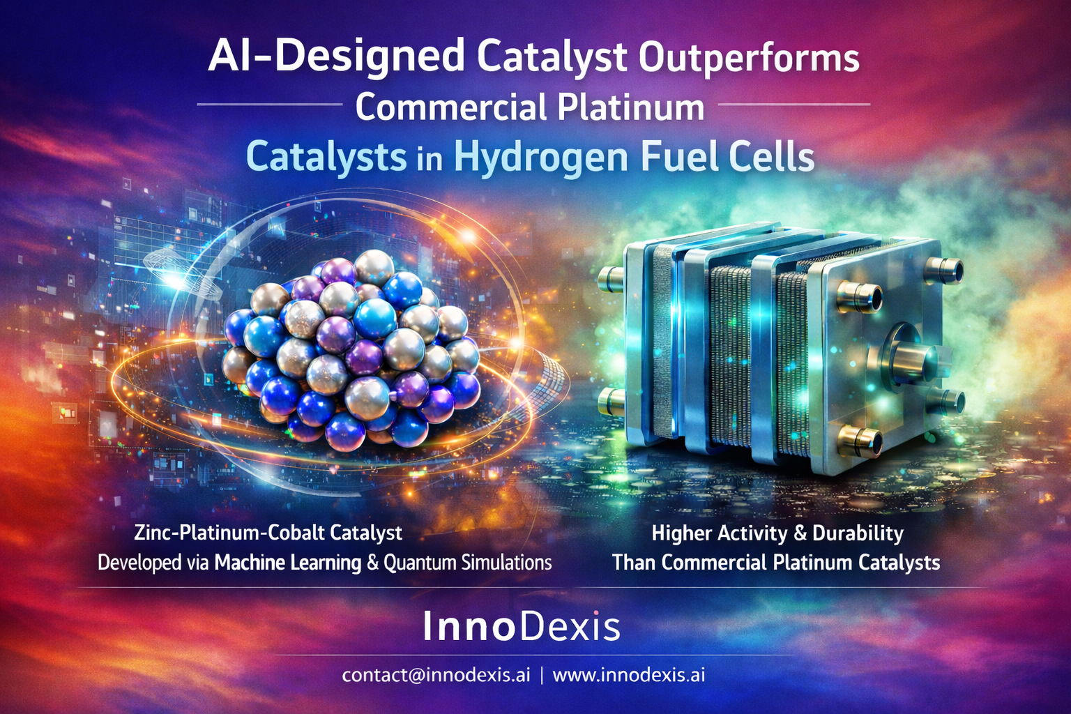 AI-Designed Catalyst Demonstrates Higher Activity Than Commercial Platinum Catalysts in Hydrogen Fuel Cells - KAIST and Seoul National University Research Signals Shift in Materials Discovery