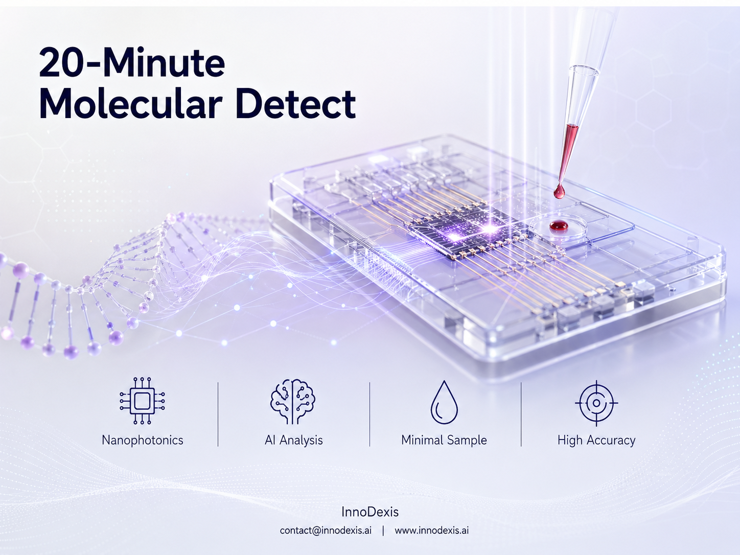 AI-Powered Nanophotonic Biochip Enables 20-Minute Molecular Disease Detection with Over 99% Accuracy