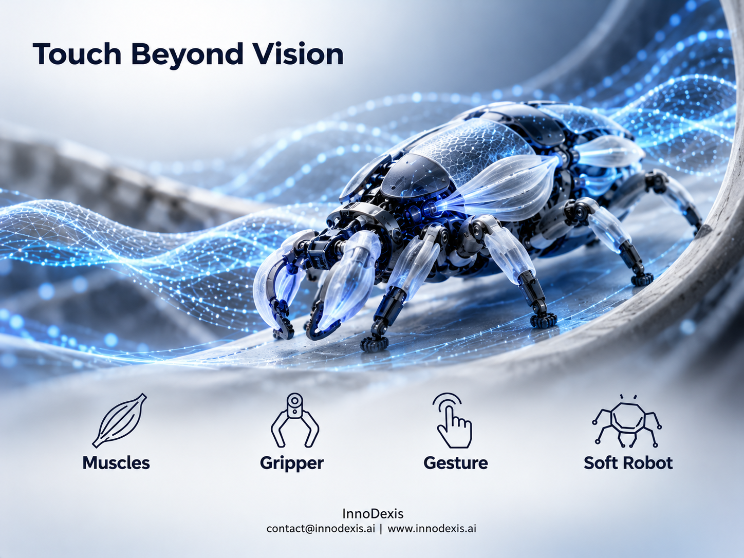 Beetle-Inspired BeetleBot Soft Robot Integrates LCE Muscle Actuation, Tactile Sensing and 4-Gesture Control for Confined-Space Inspection