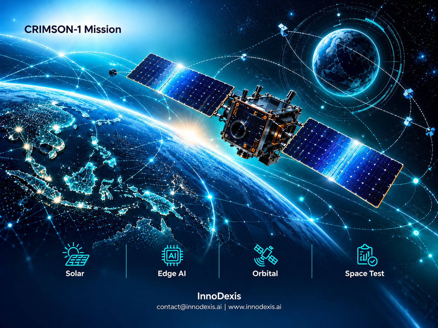 CRIMSON-1 Carries Singapore’s First Perovskite Solar Cell and Edge AI Into Orbit Aboard a S$210 Million Space Access Programme Mission