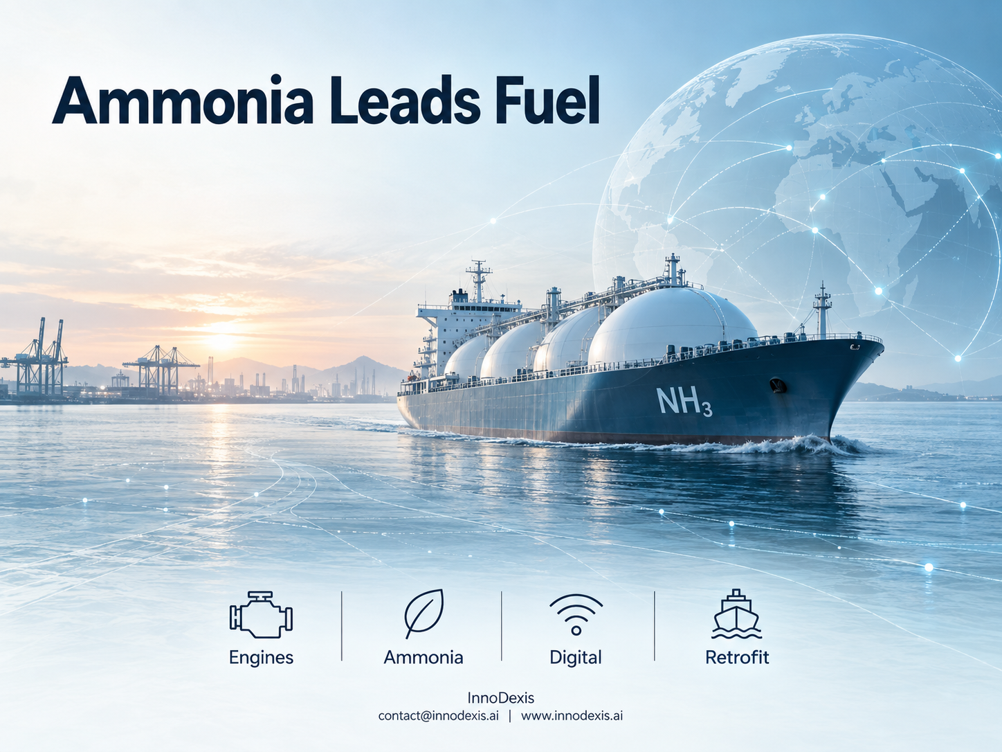Engines, Machinery and Retrofit Is the Largest Category in 160 Maritime Innovation Records as Ammonia Leads Fuel Pathways Despite Carrying the Least Mature Safety