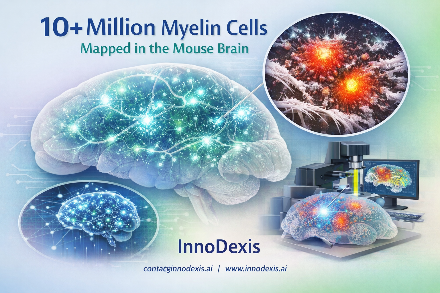 Johns Hopkins Medicine Unveils Whole-Brain Maps of Over 10 Million Myelin Cells Per Mouse, Revealing Regional Disparities and Disease-Linked Damage