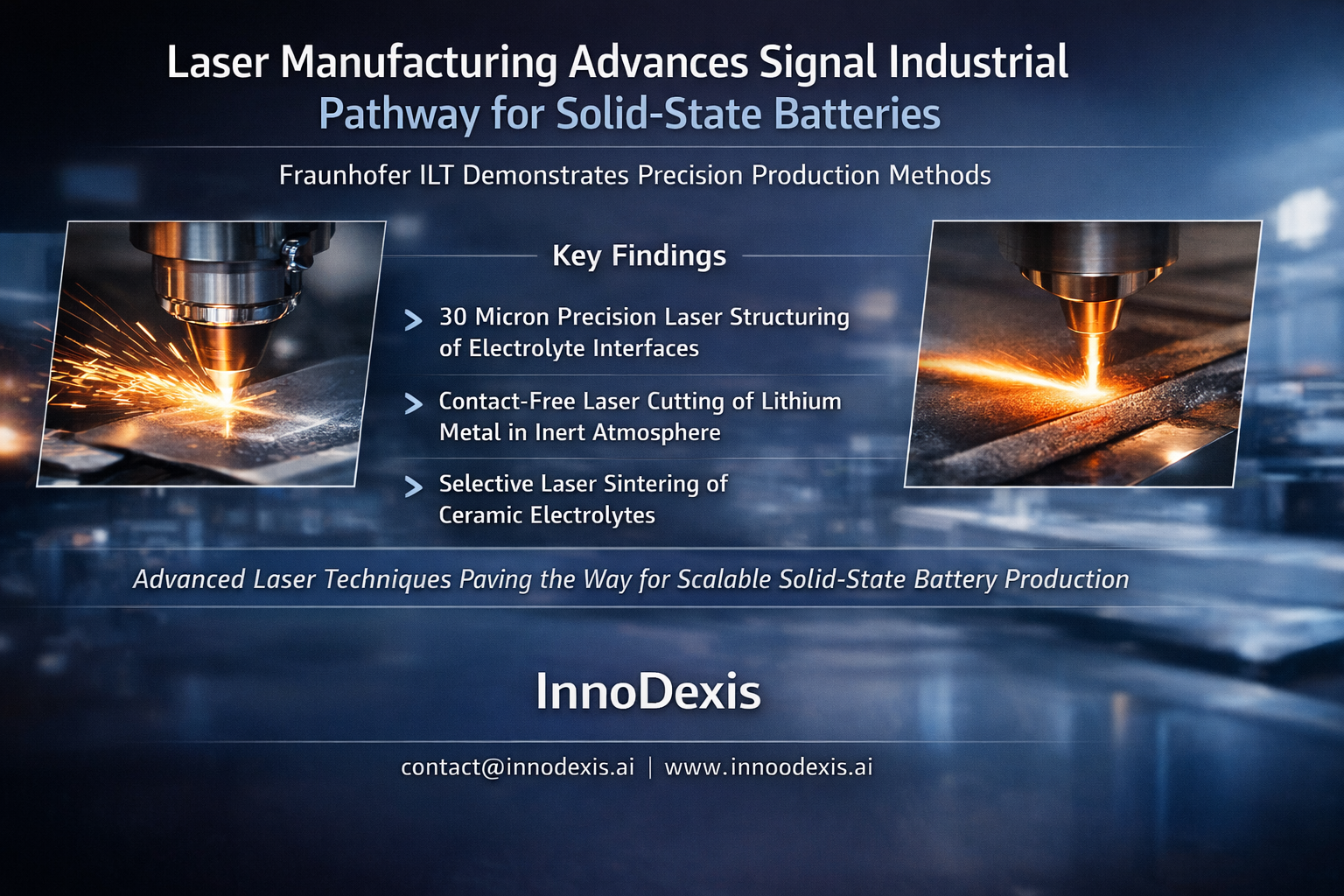 Laser Manufacturing Advances Signal Industrial Pathway for Solid-State Batteries - Fraunhofer ILT Demonstrates Precision Production Methods