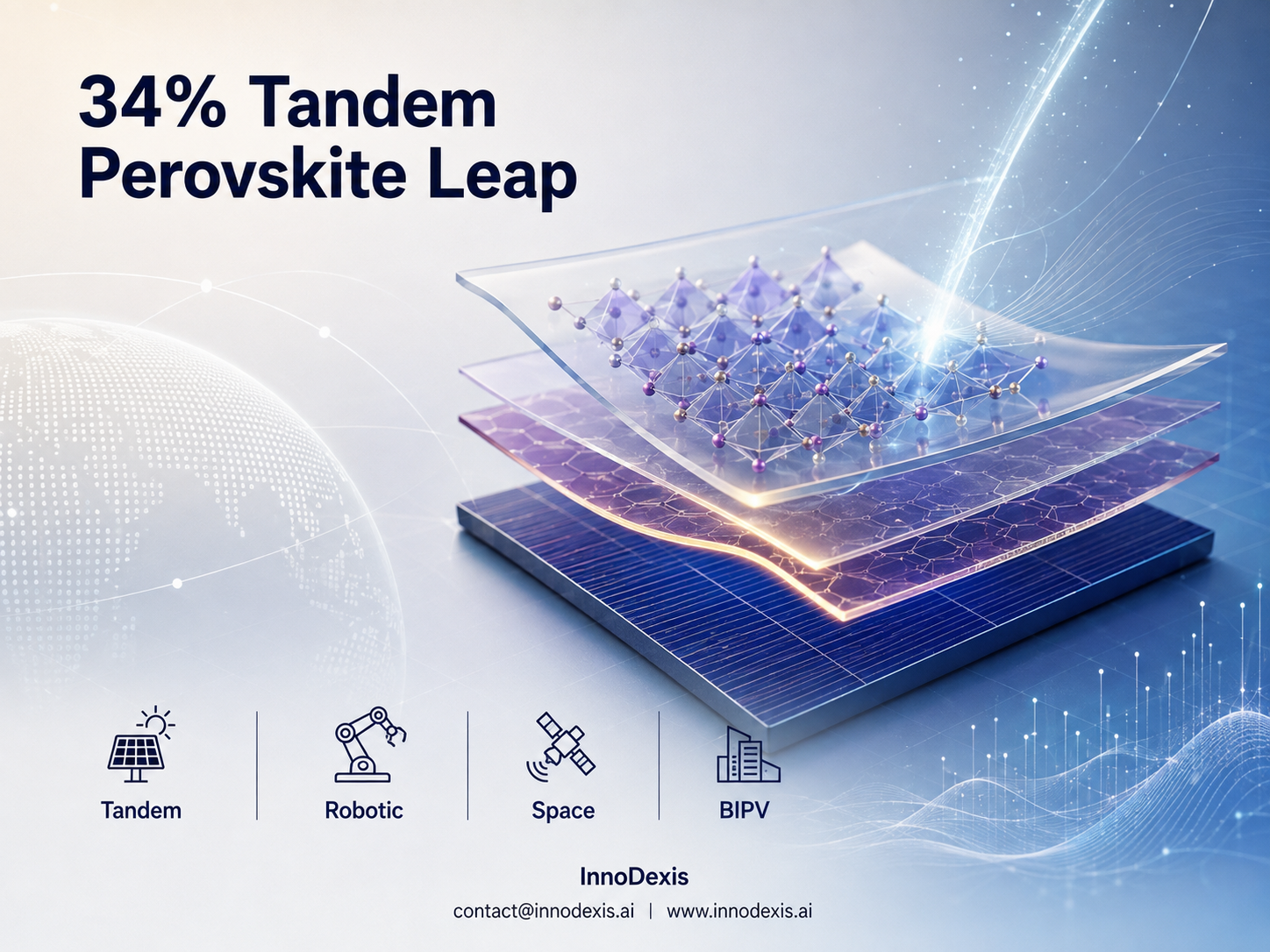 LMU Perovskite-Silicon Tandems Reach 34% Lab Efficiency as Robotic Synthesis Targets Space and Building Deployment Within Three to Five Years