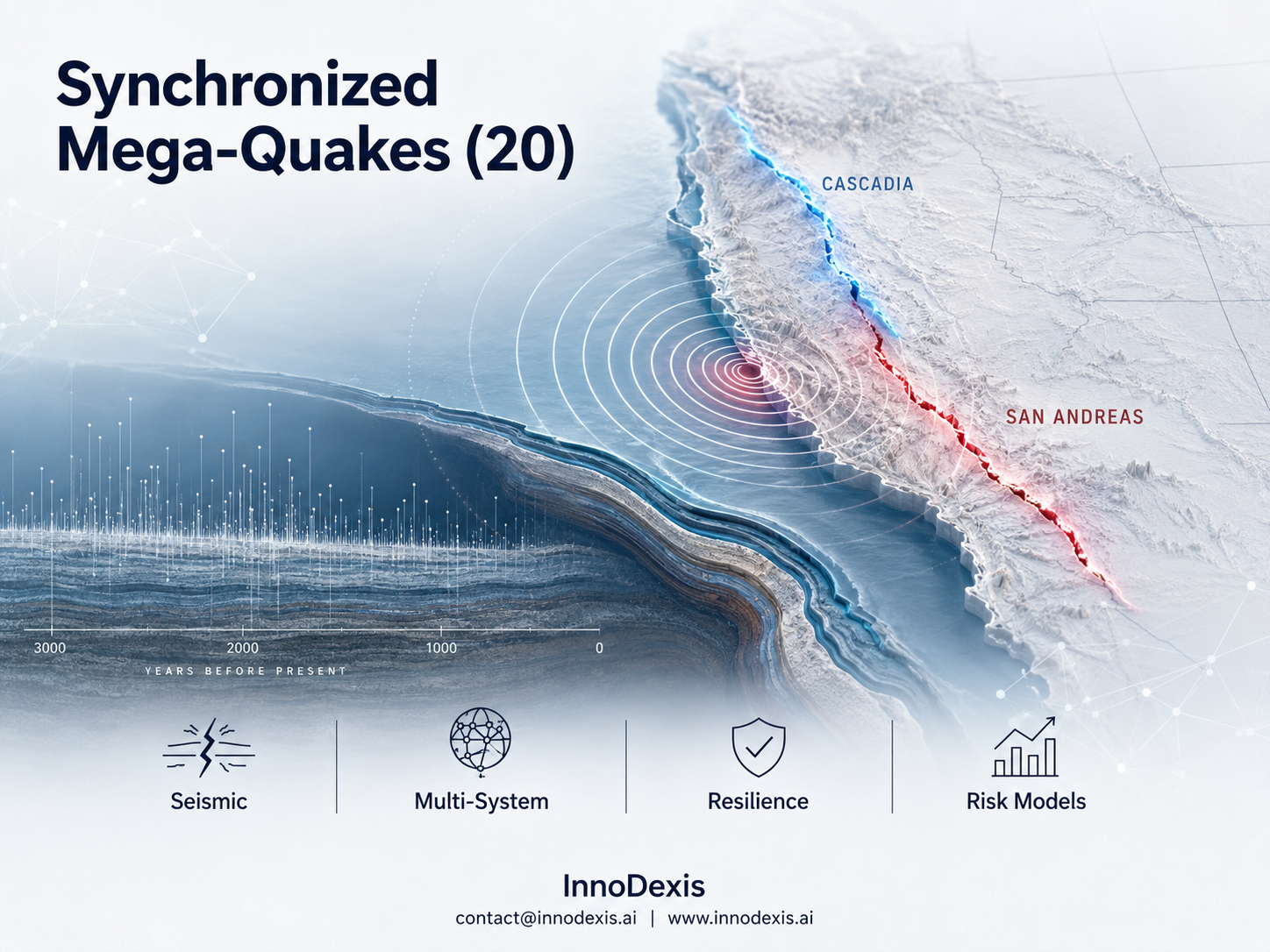 New Geological Evidence Suggests Cascadia and San Andreas Fault Systems May Trigger Synchronized Mega-Earthquakes