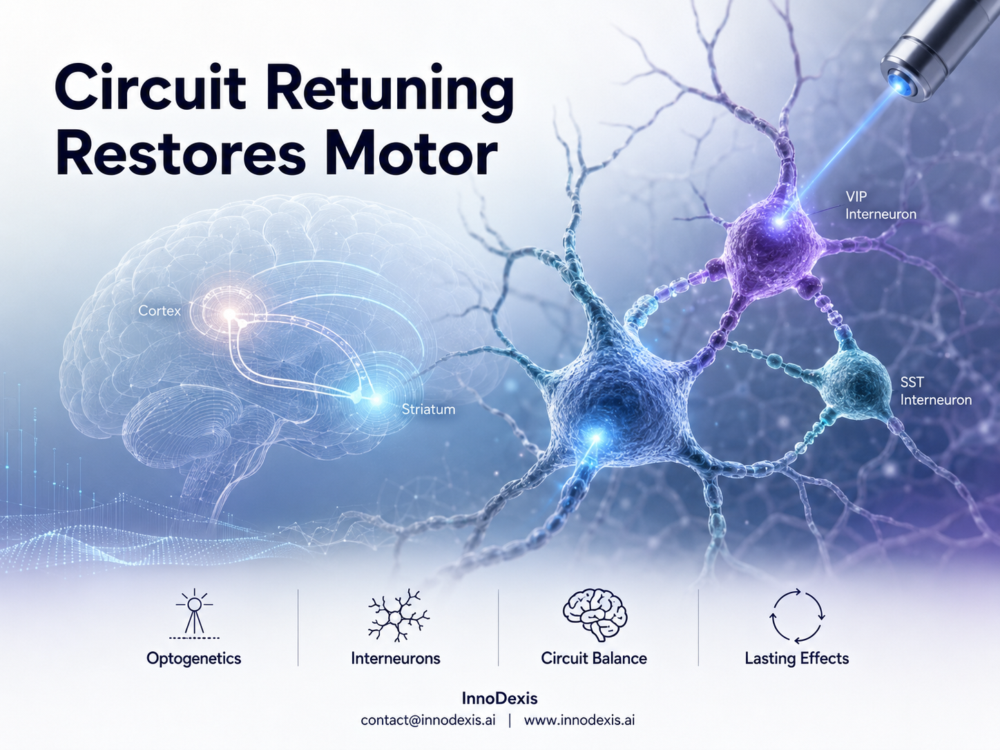 Optogenetic Retuning of Brain Circuits Reduces Motor Symptoms in Huntington's Disease as Circuit Dysfunction Emerges as a Validated Intervention Target