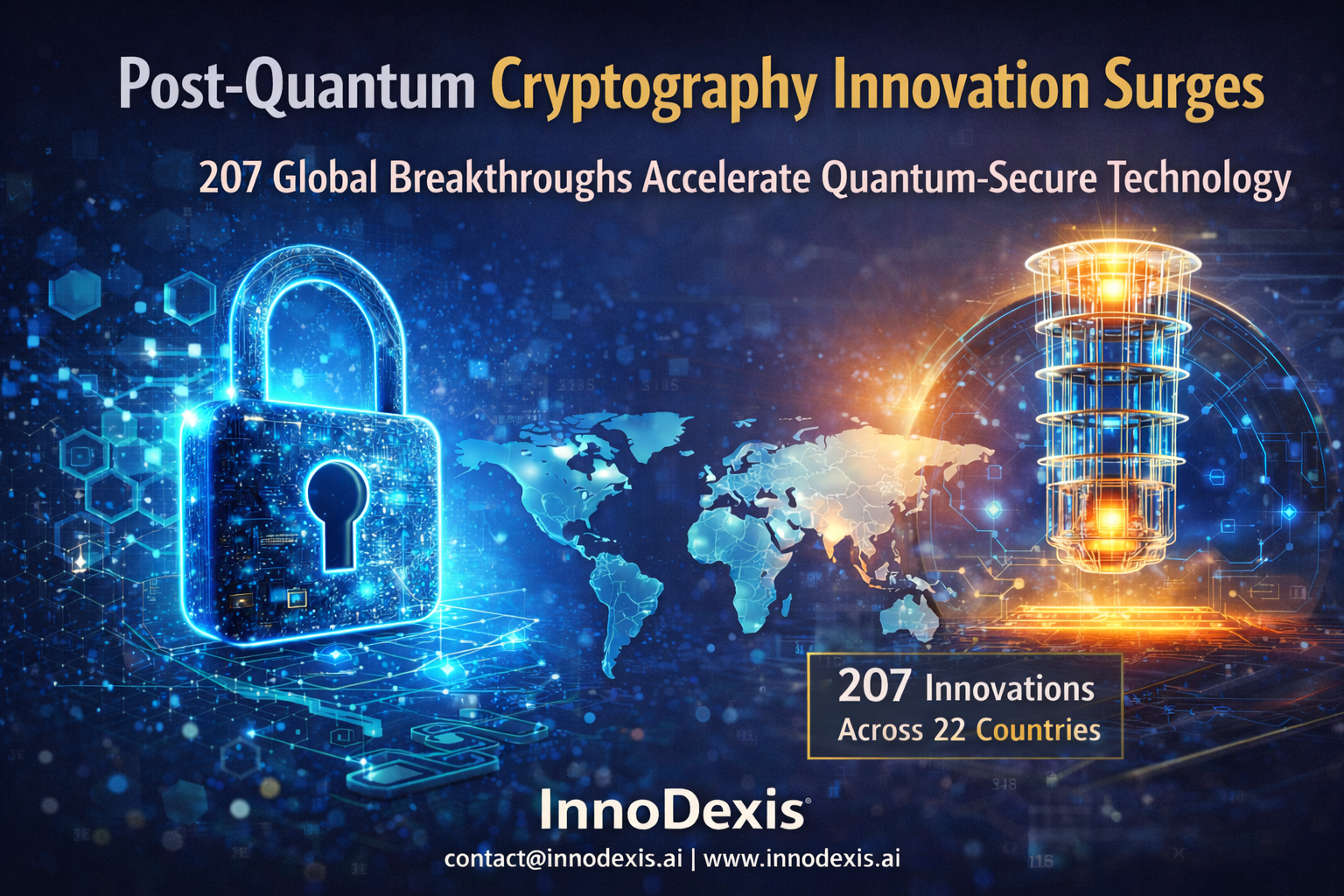 Post-Quantum Cryptography Innovation Surges as 207 Global Breakthroughs Signal Urgent Shift to Quantum-Secure Infrastructure