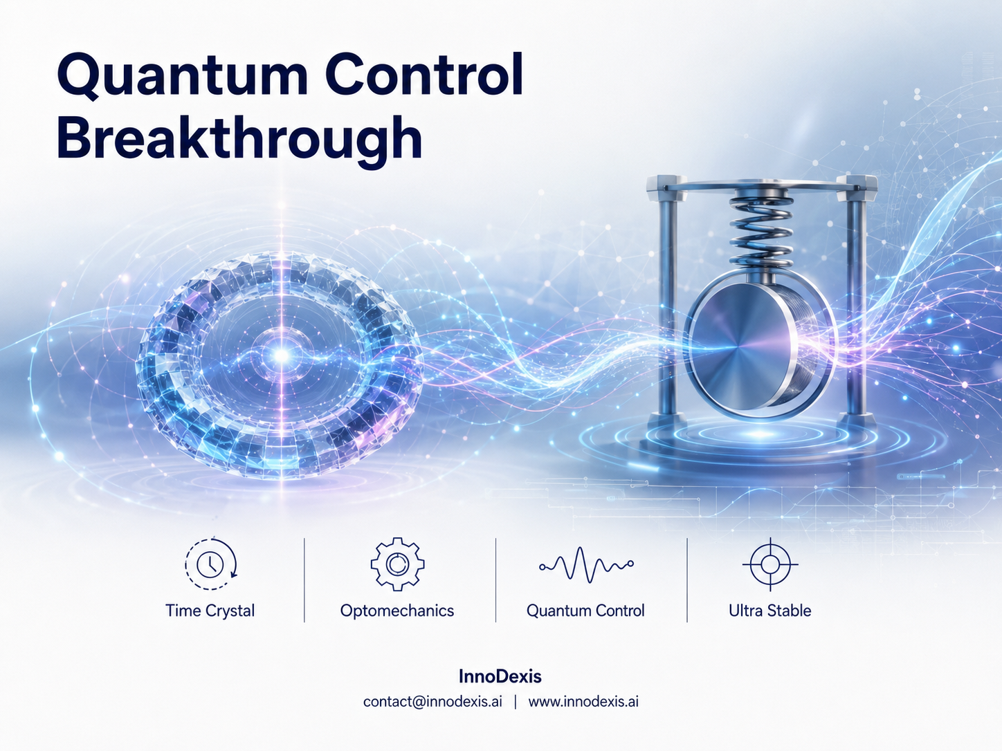 Quantum Time Crystals Advance Toward Functional Infrastructure as Researchers Achieve External Mechanical Control