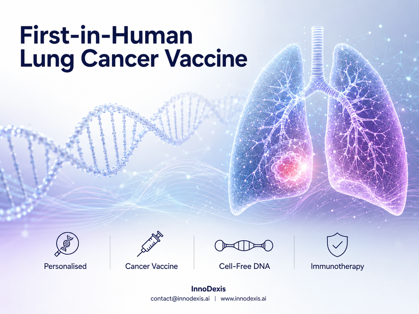 World's First Personalised Lung Cancer Vaccine Enters Phase I Trial in the UK as Cell-Free DNA Manufacturing Addresses Core Scalability Barrier